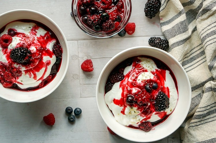 Greek Yogurt and Berries