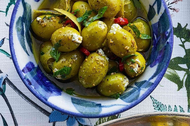 Olives with Feta Cheese